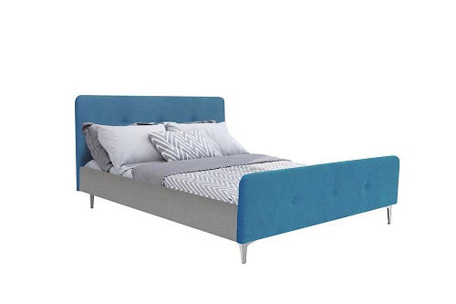 Кровать "Скандия 2" 2000х1800 без п/м с пуговицами (без основания) Кровать "Скандия 2" 2000х1800 без п/м с пуговицами (без основания)