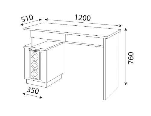 Тиффани стол прямой М17